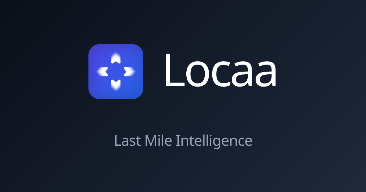Locaa | Last Mile Intelligence